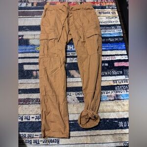 Joe's Jeans Tan Cargo Pants Relaxed Fit joggers medium
